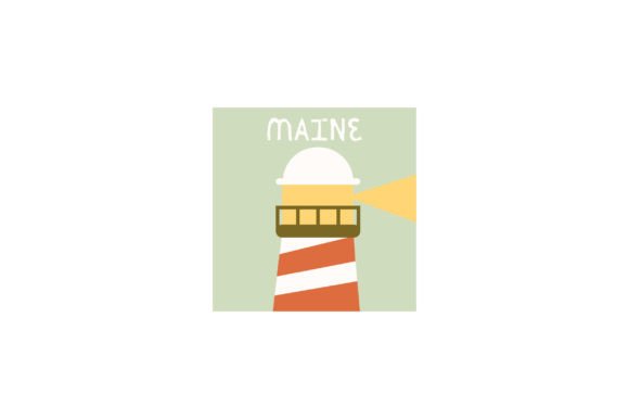 Maine U.S.A. Sticker: A Designer's Review for Embroidery